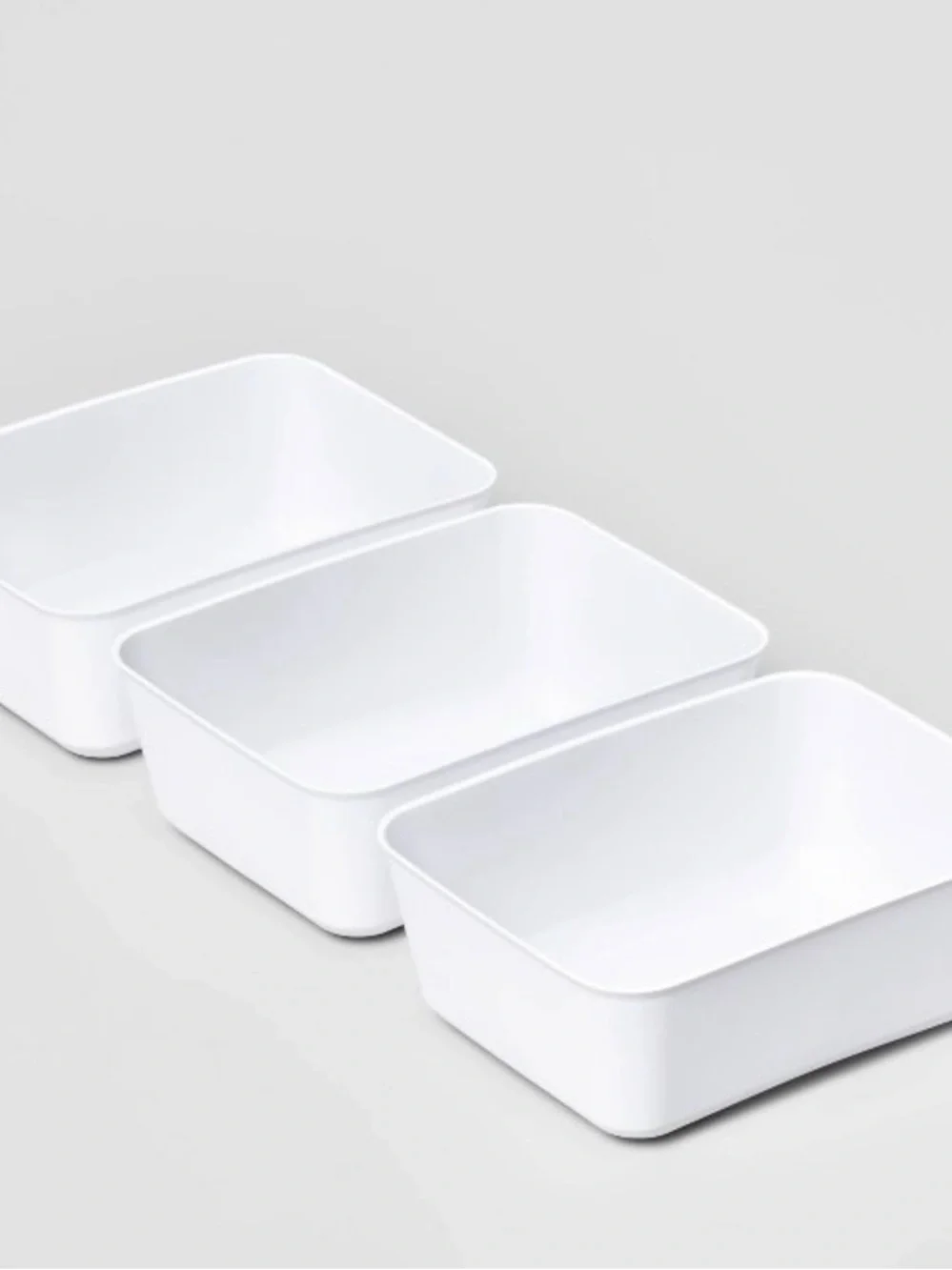 6 pack medium storage trays from target; brightroom drawer organizer 2.5x6.7x5”